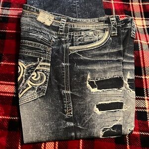 Affliction distress jeans